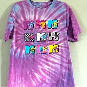 MTV Tie Dye Tee, Xl